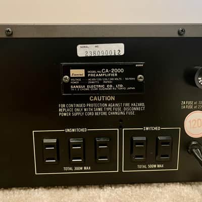 Sansui CA-2000 Preamplifier 120V US Version Completely Rebuilt Awesome image 9