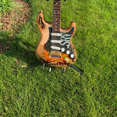 SRV Number One #1 Relic Strat Replica - Custom Licensed & Hand-crafted w/ FREE Gator Hard Case image 7