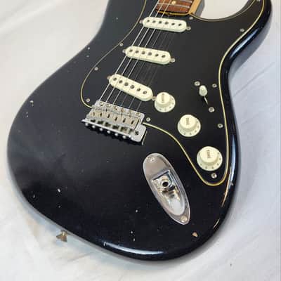 Fender Custom Shop Time Machine '63 Stratocaster Journeyman Relic, Black Sparkle, Closet Classic Hardware, AAA Rosewood FB, w/HSC image 5
