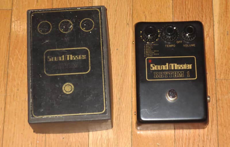 Sound Master Rhythm 1 vintage early 1980s analog drum machine w/ original box image 1
