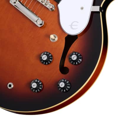 Epiphone Bonehead Riviera Electric Guitar - Dark Tobacco Burst image 7