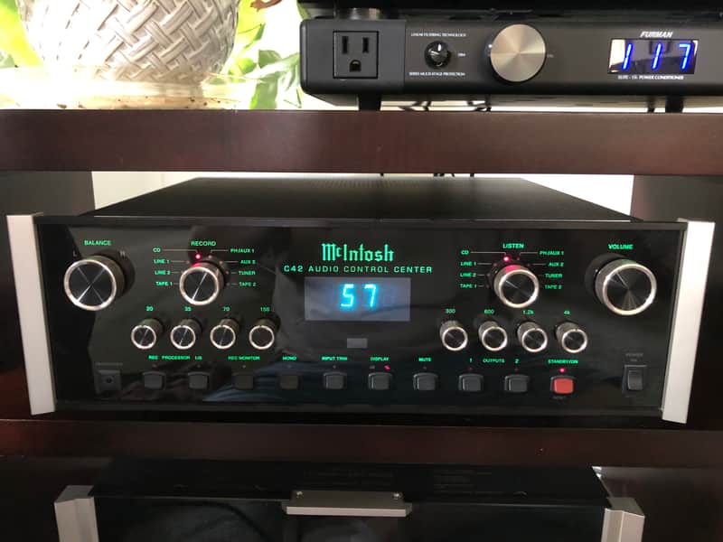McIntosh C 42 Stereo Solid State Preamp and Video Switch image 1