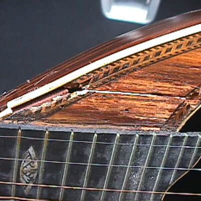 Antique Bow Back-Gord Back 8 String Mandolin as-is   3 M image 3