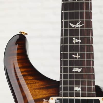 PRS Custom 24-08 10-Top 2021 - Present - Black Gold Wraparound Burst image 3