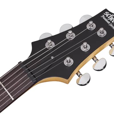 Schecter C-6 Deluxe Left Handed Solid-Body Electric Guitar Satin Black image 16