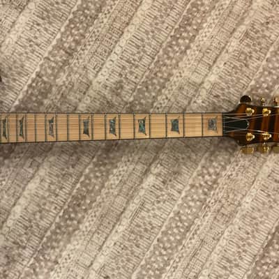 2016 Dean USA Exotic Gran Sport NAMM Show 1-Off Flamed Redwood! w/OHSC image 5