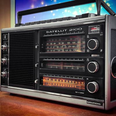 GRUNDIG SATELLIT 2100 Rare Vintage Radio World Band Receiver image 3