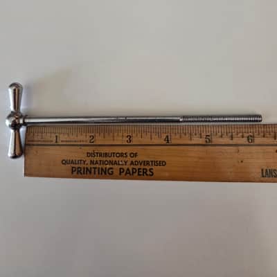 Ludwig faucet head bass T-rod w/claw 60's,6.5" image 7