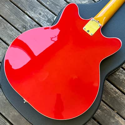 Fender Modern Player Coronado Bass 2014 - Candy Apple Red image 4