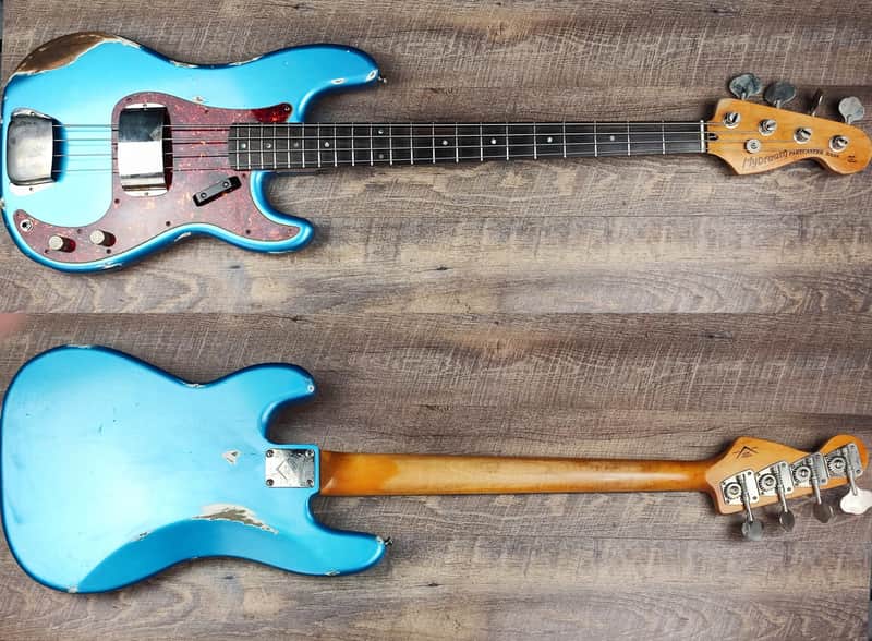 MyDream Partcaster Custom Built - Heavy Relic Lake Placid Quarter Pound image 1