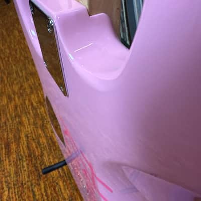2006 Squier Hello Kitty Stratocaster Pink image 8