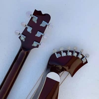 Custom 6+6+8 Strings Harp Guitar Double Necks with EQ Equalizer image 4