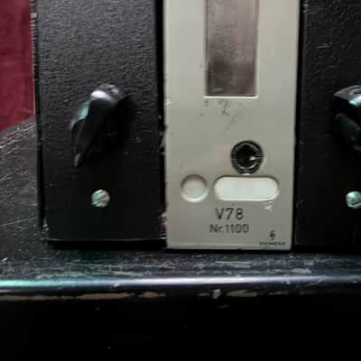 Telefunken Siemens  V78 Pair in Custom TAB Lunchbox 1960 V76 V72- Gray image 3