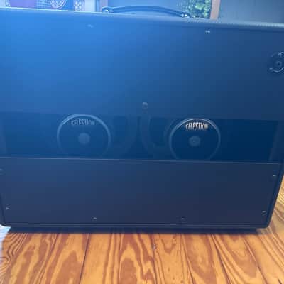 Bad Cat Hot Cat 2x12" Guitar Speaker Cabinet 2022 - Present Black with Silver Speckled Grille image 3