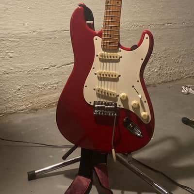 Torino Red Squier II Standard Stratocaster with Maple Fretboard (Made in Korea) 1989 - 1992 image 1