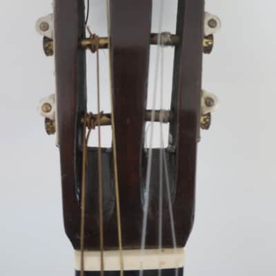 Antique 1890s Unknown Classical Baroque Parlor Guitar Exquisite Inlays Wood Rosewood Mahogany Martin Regal Washburn Possibly Made By Aubry-Maire or Jérôme Thibouville-Lamy (J.T.L.) Mirecourt, France image 11