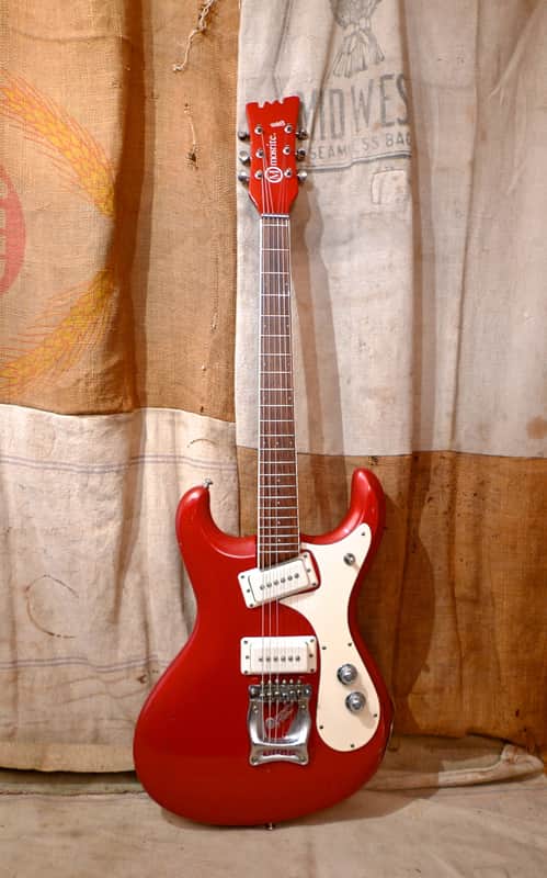Mosrite Model 88 1988 Sparkle Red image 1