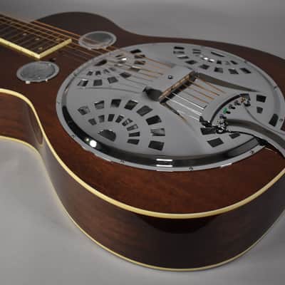 Regal RD-40S Square Neck Resonator Left-Handed | Natural Gloss Finish W/HSC image 11