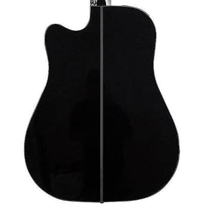 Takamine G Series GD30CE-12 Dreadnought 12-String Acoustic-Electric Guitar Black image 4