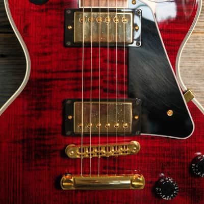Used Gibson 2014 Les Paul Classic Custom Lite - Wine Red w/Case image 3