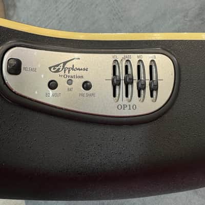 Applause by Ovation AE227 Black Acoustic Electric Guitar OP10 Preamp image 12