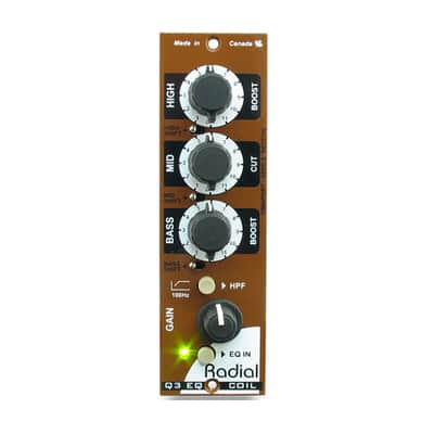 Radial Q3 500 Series 3-Band EQ Module