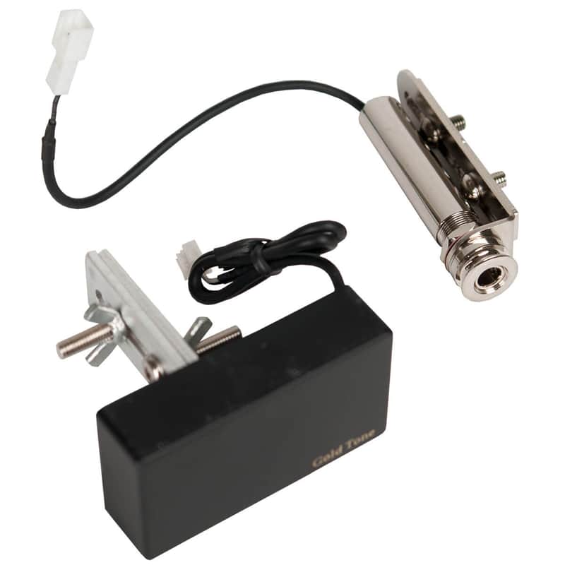 Gold Tone Sliding Magnetic Pickup (Installed) image 1