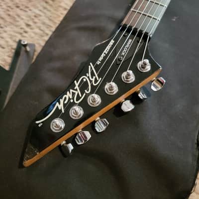 BC Rich Warlock Acrylic Electric Guitar Transparent Purple With BC Rich Gig Bag Excellent Player! image 11