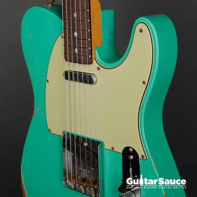 Fender Custom Shop 64 Telecaster Relic Aged 2024 - Sea foam Green (Cod.1840NG) image 6