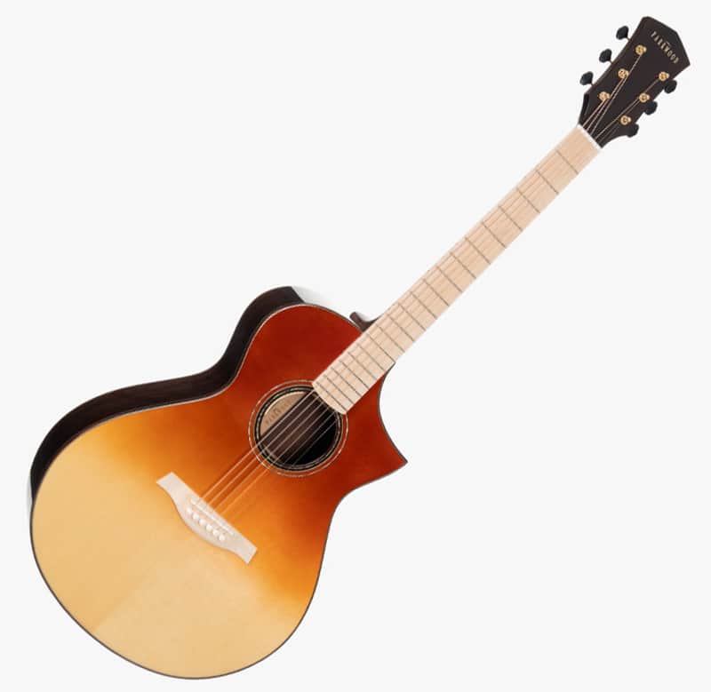 Parkwood P880 Nocturne Trans Sunset Natural Gradation Maple Fretboard Acoustic Guitar image 1