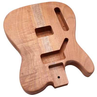 left hand TL okoume wood electric guitar body guitar barrel image 3