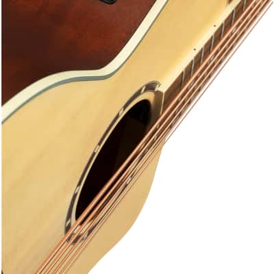 Ortega D7CE-5 - Acoustic Electric 5-String Bass Medium Scale Ortega Spruce Mahogany Cutaway image 12