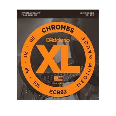 ECB82 Chromes Bass Medium 50-105 Long Scale D'Addario image 1