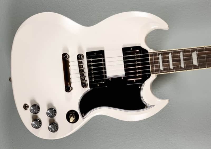 Epiphone 1961 Les Paul SG Standard-Aged Classic White image 1