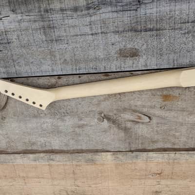 24 fret sharkfin inlays maple floyd rose nut shred guitar Neck replacement DIY Guitar neck. image 7