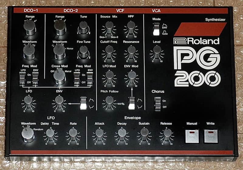 Roland PG-200シンセサイザー　プログラマー Roland PG-200 Synthesizer Programmer | Reverb