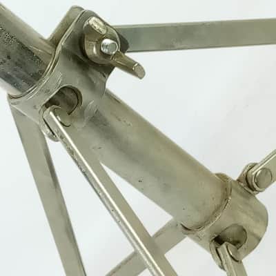 *Ludwig/W&A Nickel Marching Band Percussion Stand Instrument Holder Vintage 40s* image 5
