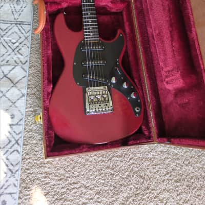 Vintage USA 1982 G&L Early S500 with 1984 Skyhawk neck in Transparent Red image 11