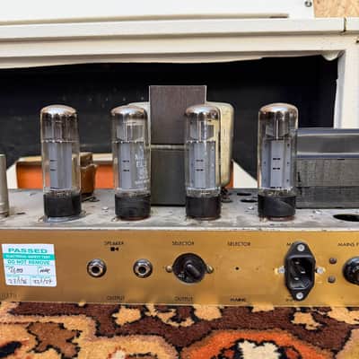 Vintage 1967 Marshall Super Bass White Tolex Plexi Guitar Amplifier Head *1960s* image 15