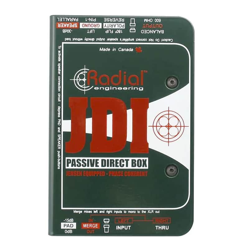 Radial Engineering R8001010 JDI, Passive Direct Box image 1