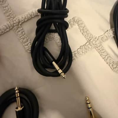 Lot of 9 XLR Male to Balanced 1/4 Cables Stereo 9 Cable Bundle image 7