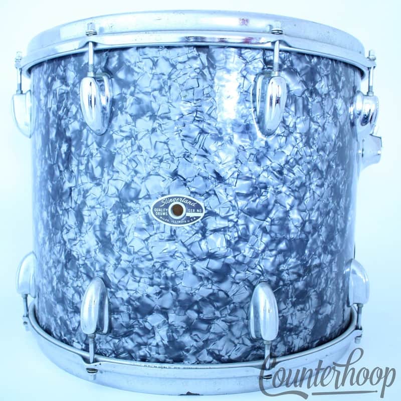 *Slingerland 15x12"Rack Tom Drum BDP Vintage 70s 3Ply Setomatic Mount Sound King image 1