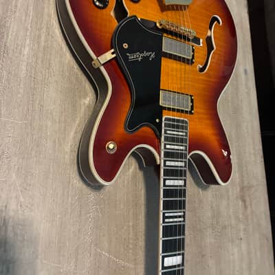 Hagstrom '67 Viking II 2023 - Present - Vintage Sunburst image 5