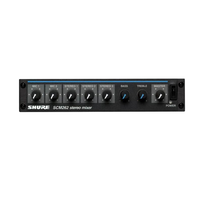 Shure SCM262 Stereo Microphone Mixer image 1