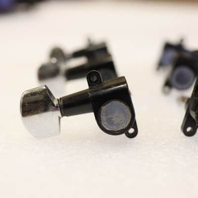 Rare Schaller Offset 3x3 Tuners Chrome Plastic Vintage 70's guitar W. Germany image 23