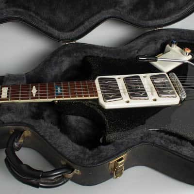Wandre  Roby Semi-Hollow Body Electric Guitar (1962), black tolex hard shell case. image 15