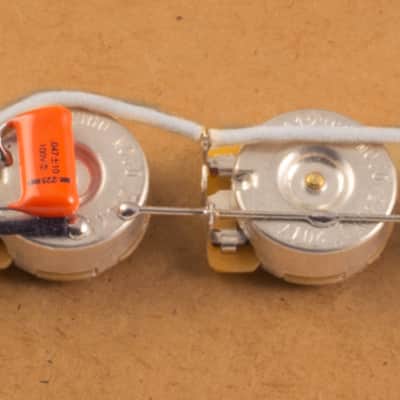Precision Made Jazz Bass Harness-CTS Orange Drop image 1
