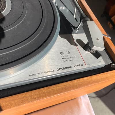 GL75 Goldring Lenco Turntable 1969 (Made in Switzerland; Serviced) image 3