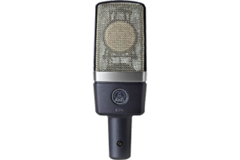 AKG C214 Large Diaphragm Cardioid Condenser Microphone 2010s - Black image 1