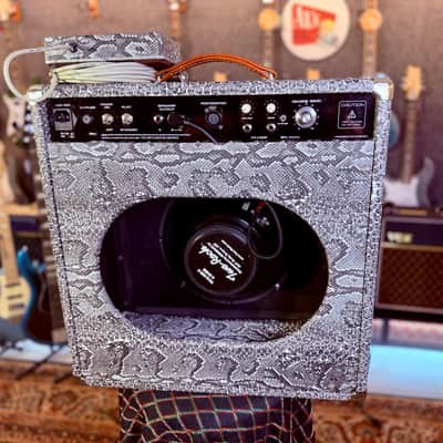 SL Amplification New Drive Reverb 50 Watts Combo 1x12” Custom Order (Tube Buffered fx loop) - Snake Skin Custom Tolex image 9